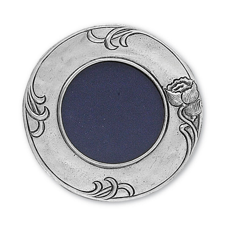 Marinoni Tin fotolijst floral rond 16.5