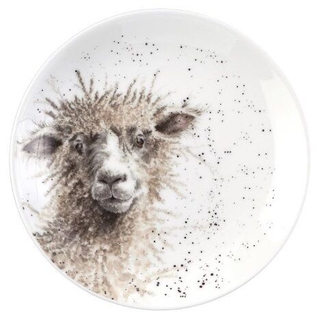 gebaksbord 17cm schaap