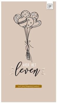 LUV verjaardagskalender Vier het leven