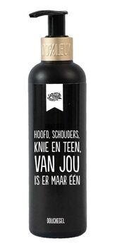 100% leuk douchegel-hoofd schouders knie en teen van jou is er maar een