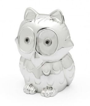 Zilverstad spaarpot Uil