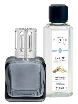Lampe Berger Glacon Gris set- Thé Blanc Pureté Pur Neutral