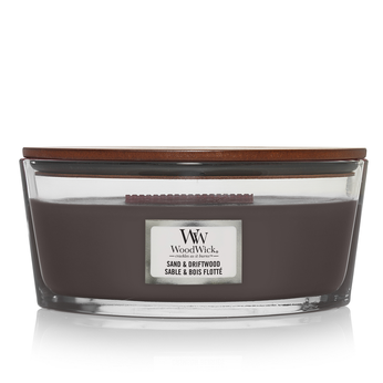 WoodWick Sand & Driftwood elipse candle 303106