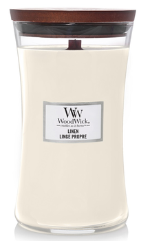WoodWick Linen Linge Propre large candle 2 302105