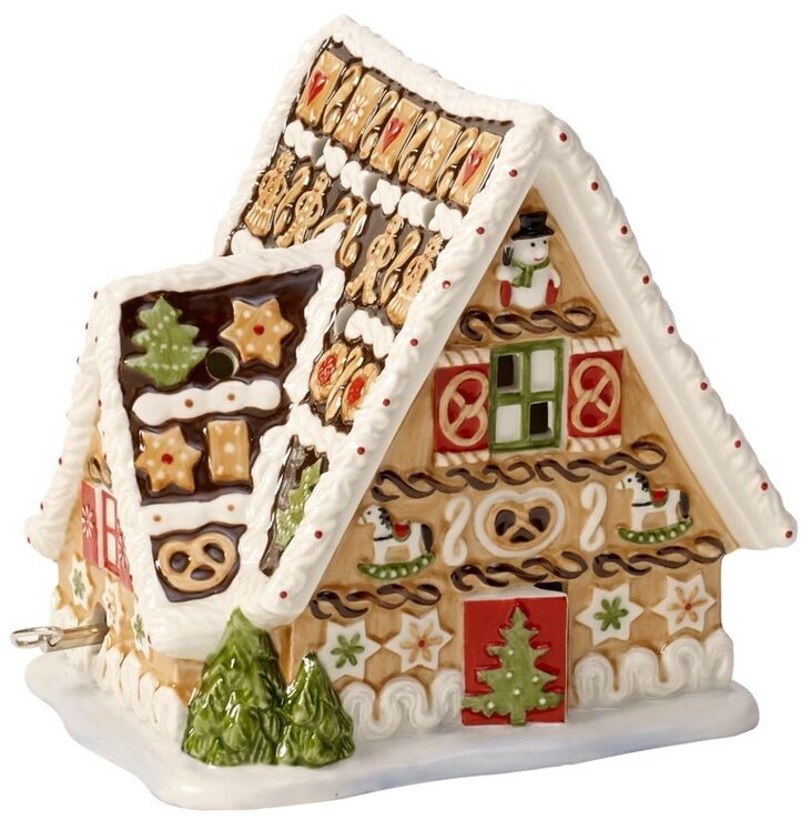 Peperkoekhuisje met speeldoos