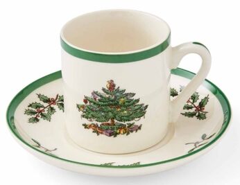 Espressokop en schotel