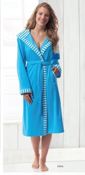 Morgenstern badjas London turquoise