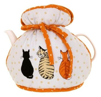 Ulster Weavers tea cosy cats in waiting