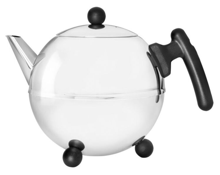 Bredemeijer theepot Bella Ronde zwart beslag