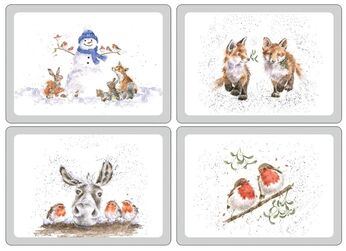 wrendale christmas placemats