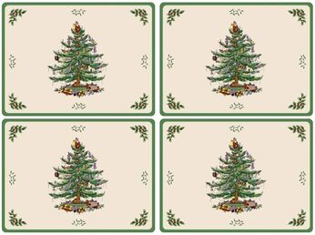 christmas tree placemats