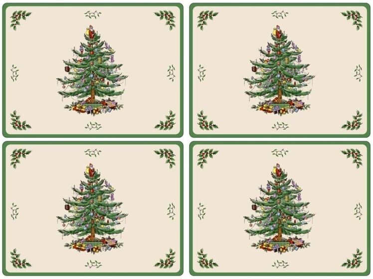 christmas tree placemats