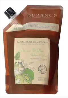 Durance vloeibare zeep Verveine en Kiwi refill