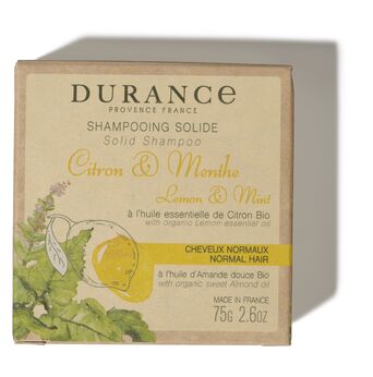 Durance Shampoo bar Citron en menthe