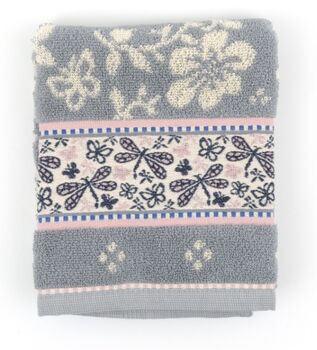 Bunzlau Castle Keukendoek Dragonfly Grijs