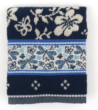 Bunzlau Castle Keukendoek Dragonfly Donkerblauw