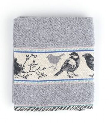 Bunzlau Castle Keukendoek Birds Grijs