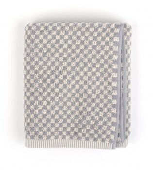 Bunzlau Castle Keukendoek Kleine Ruit Grijs