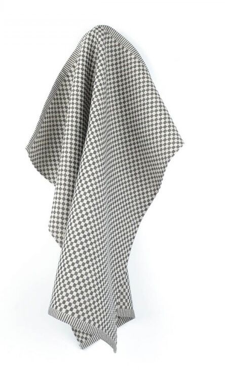 Bunzlau Castle Keukendoek Kleine Ruit Zwart