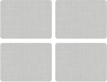 Hessian Grey placemats