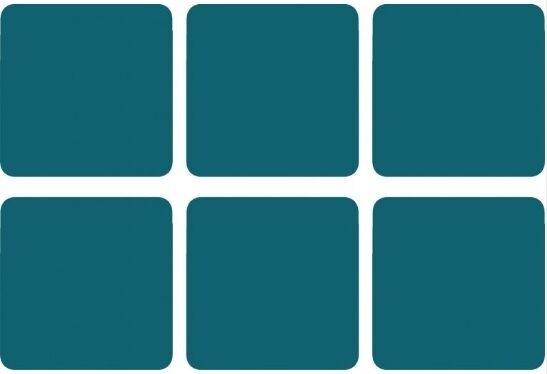 Solid Evergreen coasters