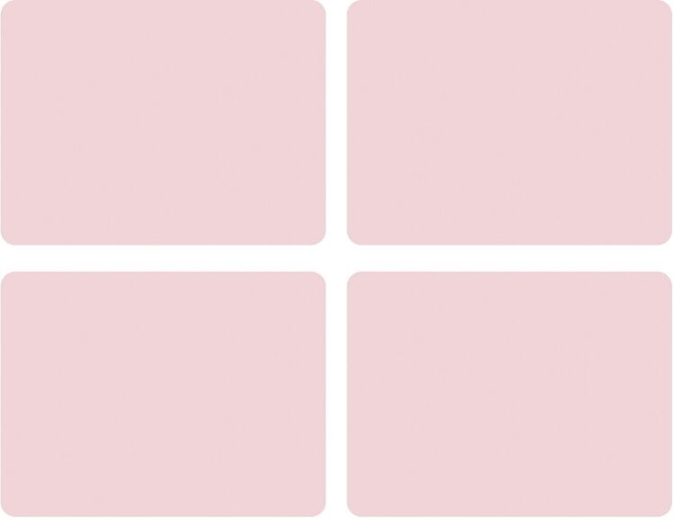 Solid Flossy placemats