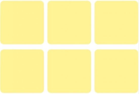 Solid Sunny Coasters