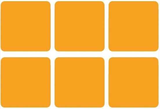 Solid Tropic fizz coasters