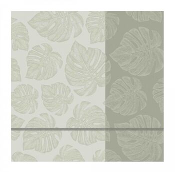 DDDDD Monstera Keukendoek Cream