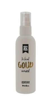 100% Leuk Roomspray Je bent goud waard