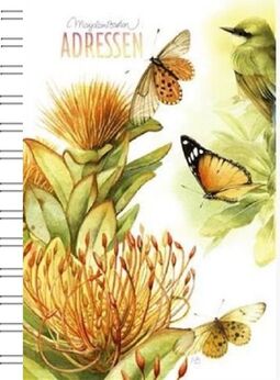 Marjolein Bastin Adresbook bloem vlinders