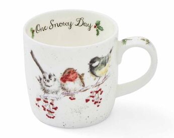 Wrendale designs beker met oor One snowy day