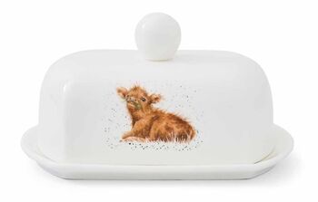 Wrendale designs botervloot wee hamish cow