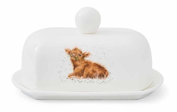 Wrendale designs botervloot wee hamish cow