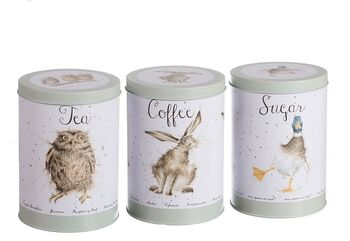 Wrendale designs Tea Coffee Sugar canister set