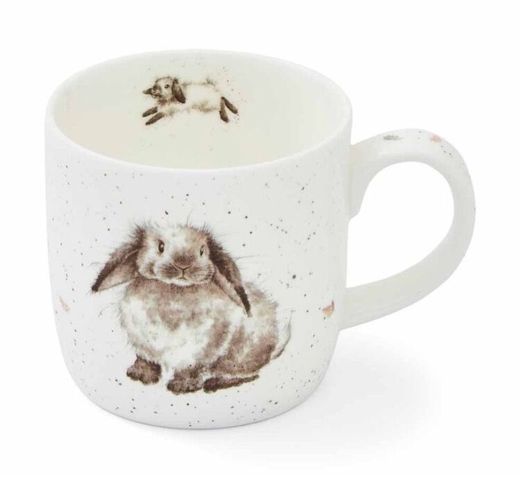 Wrendale designs Beker met oor Rosie Konijn