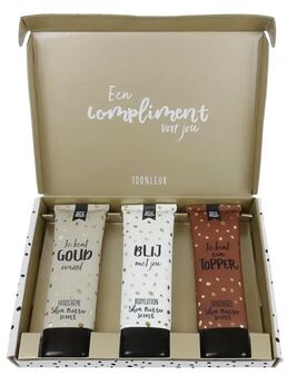 100% Leuk Brievenbus giftset compliment