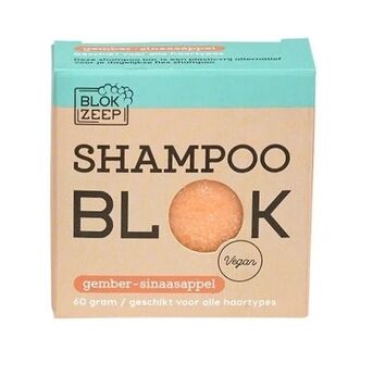 Blokzeep Shampoo Gember en Sinaasappel