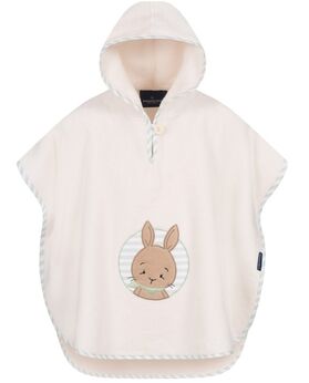 Morgenstern Hase poncho Ecru-groen