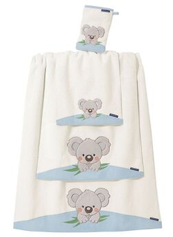 Morgenstern Koala baddoeken blauw