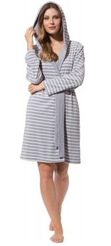 Morgenstern badjas Aurelia grijs 2