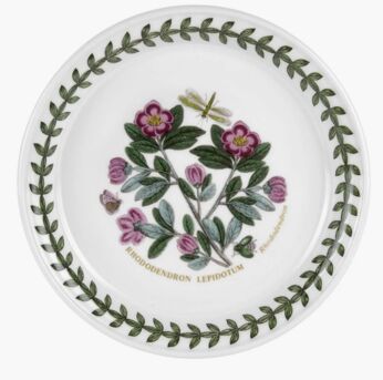 Botanic Garden - Gebaksbord - rhododendron 15cm