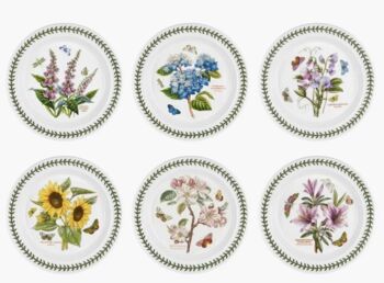 Botanic garden diner bord set van 6