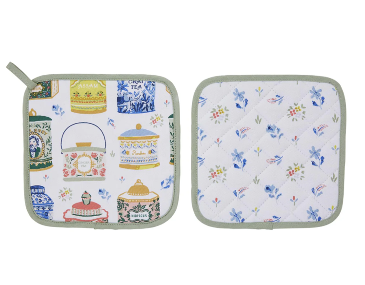 Tea Tins pot mat