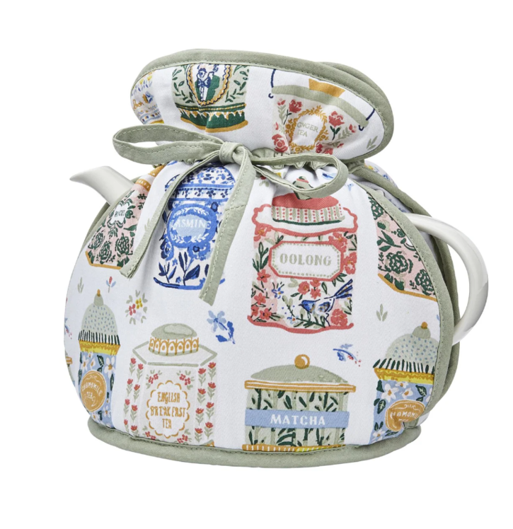 Tea Tins muff tea cosy