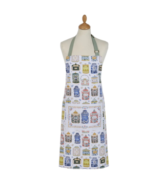 Tea Tins cotton apron
