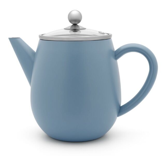 Theepot Duet® Eva 1,1L ijsblauw