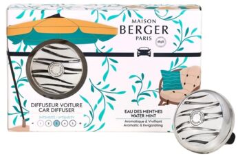 Maison Berger Autoparfumset Summer Eau de Menthes water mint