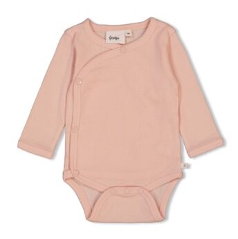 Wikkelromper rib - The Magic is in You roze