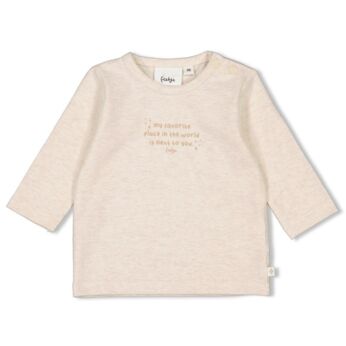 Longsleeve - The Magic is in You offwhite melange